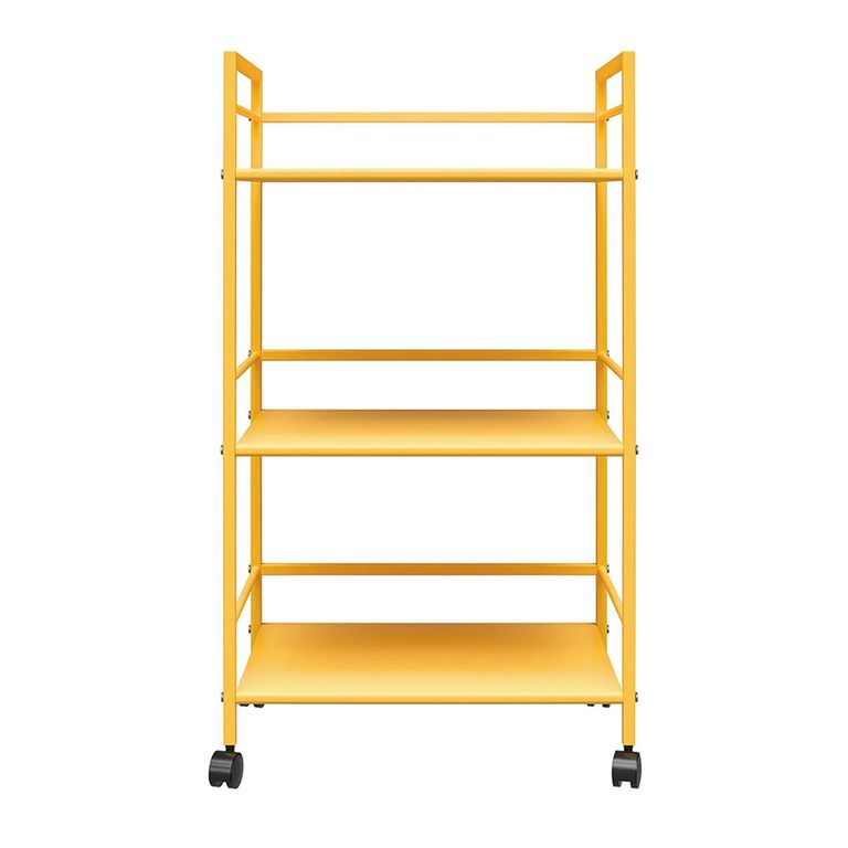 Novogratz Cache Rolling Cart - Yellow - 7741814COMNUK