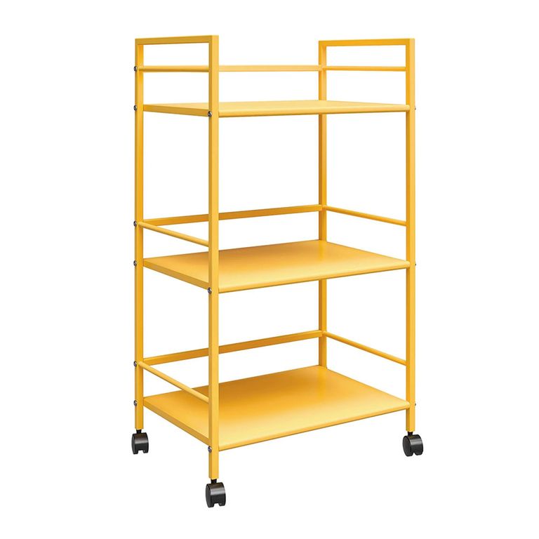 Novogratz Cache Rolling Cart - Yellow - 7741814COMNUK