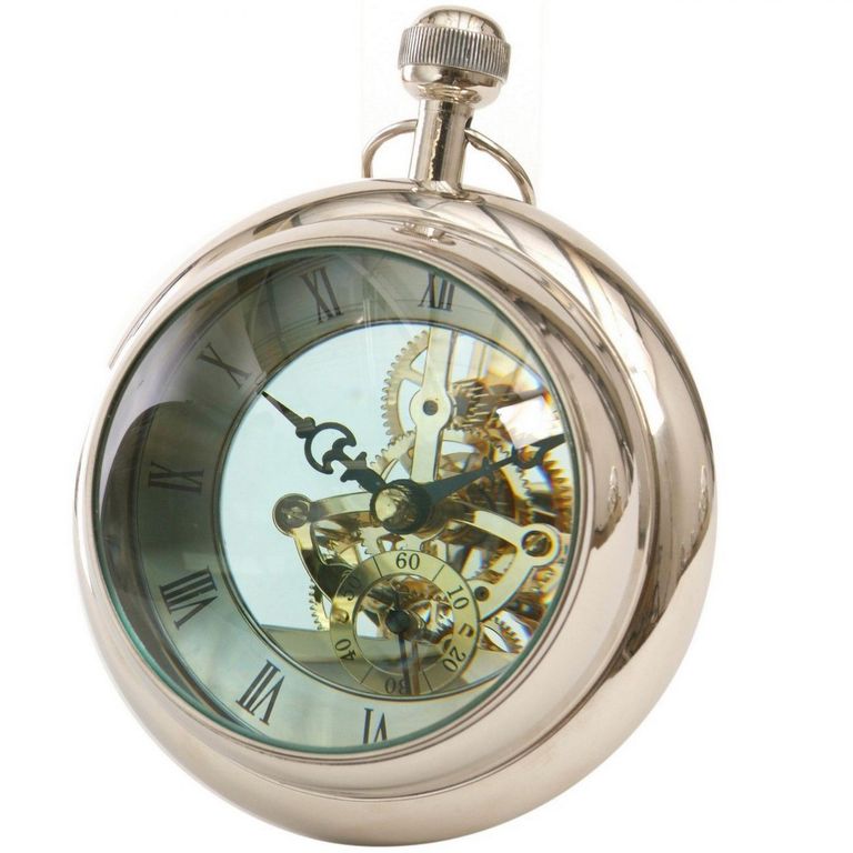 Cooper Clock - Nickel - Paperweight
