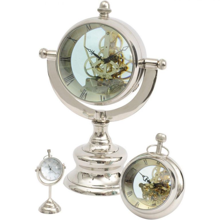 Cooper Clock - Nickel - Paperweight