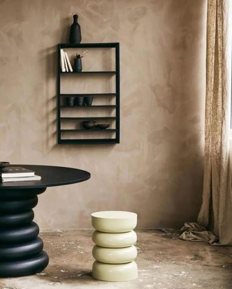 Zaros Wall Shelf - Black - Metal