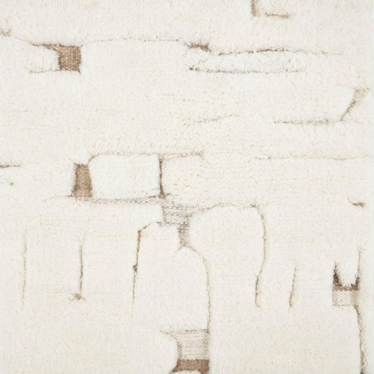 Mehran Carpet - White - Fabric - 200cm x 300cm