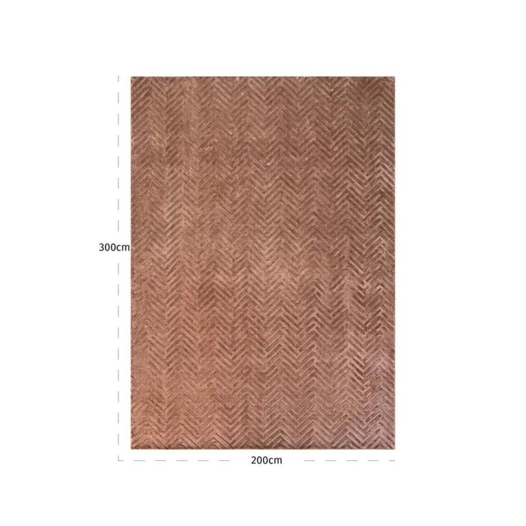 Velay Carpet - Coffee - Fabric - 200cm x 300cm