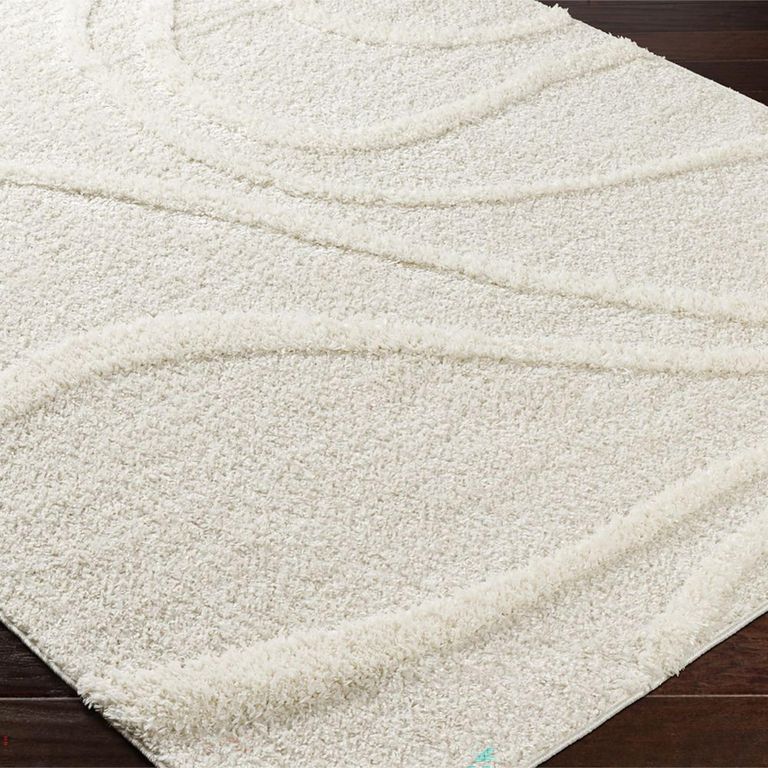 Rodos Rug - Modern Shaggy - RDO2341 - Beige - Sizes Available