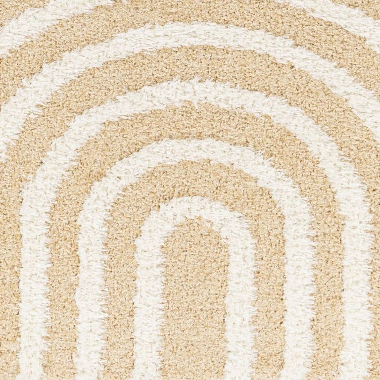 Rodos Rug - Modern Shaggy - RDO2331 - Mustard - Sizes Available