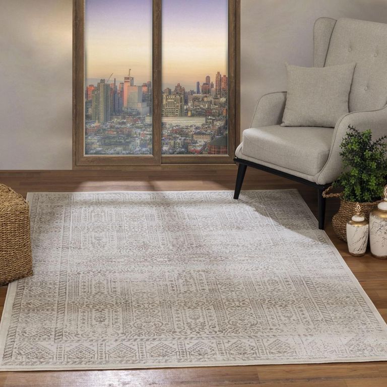 Floransa Rug - Oriental Vintage - FSA2385 - Grey - Sizes Available