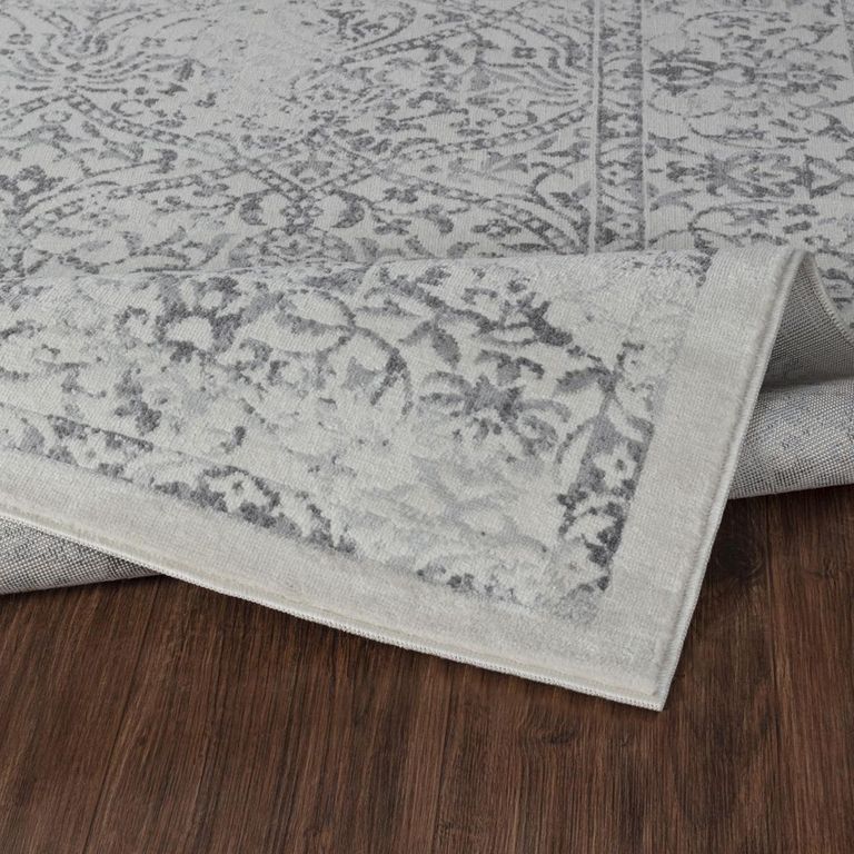 Floransa Rug - Oriental Vintage - FSA2382 - Light Slate - Sizes Available