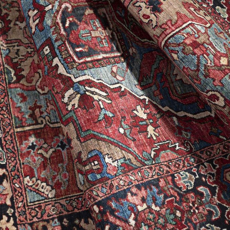 Iris Runner - Vintage Oriental Boho - IRS2310 - Bright Red - 80cm x 230cm
