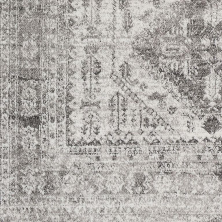 Monte Carlo Rug - Oriental Vintage - MNC2314 - Grey - Sizes Available