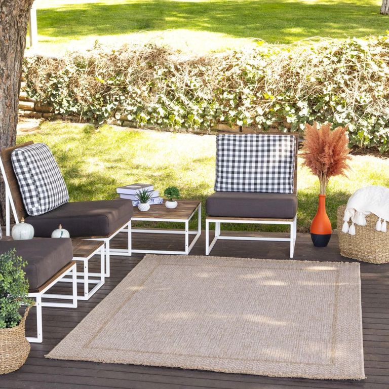 Mirage Rug - Jute Look - MGE2306 - Tan - Sizes Available