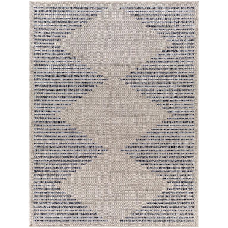Tuareg Rug - TRG2360 - Ivory & Blue - Sizes Available