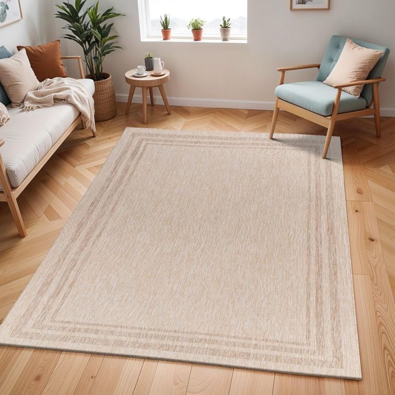 Tuareg Rug - Jute - TRG2372 - Beige - Sizes Available