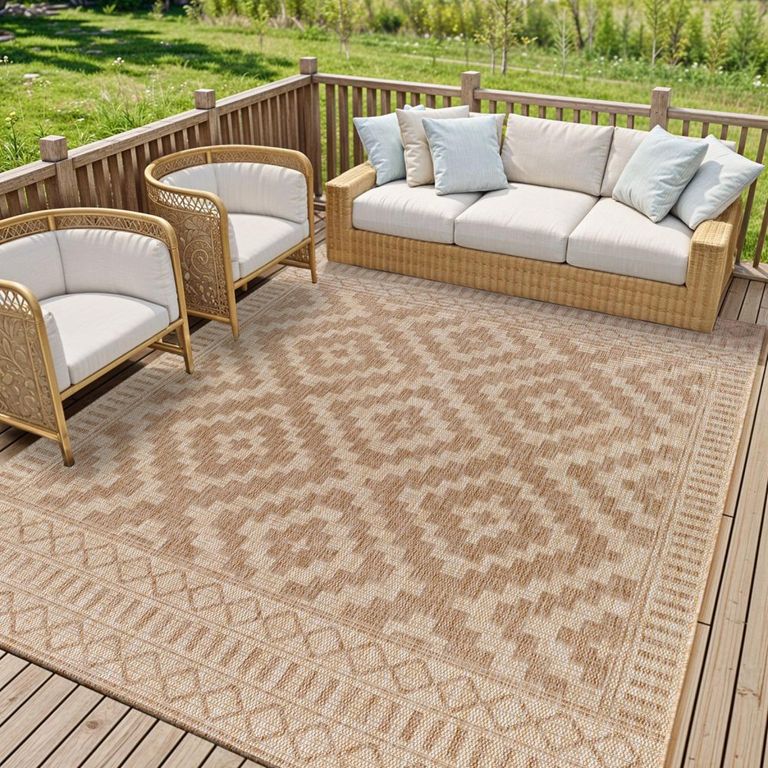Tuareg Rug - Jute - TRG2351 - Brown - Sizes Available