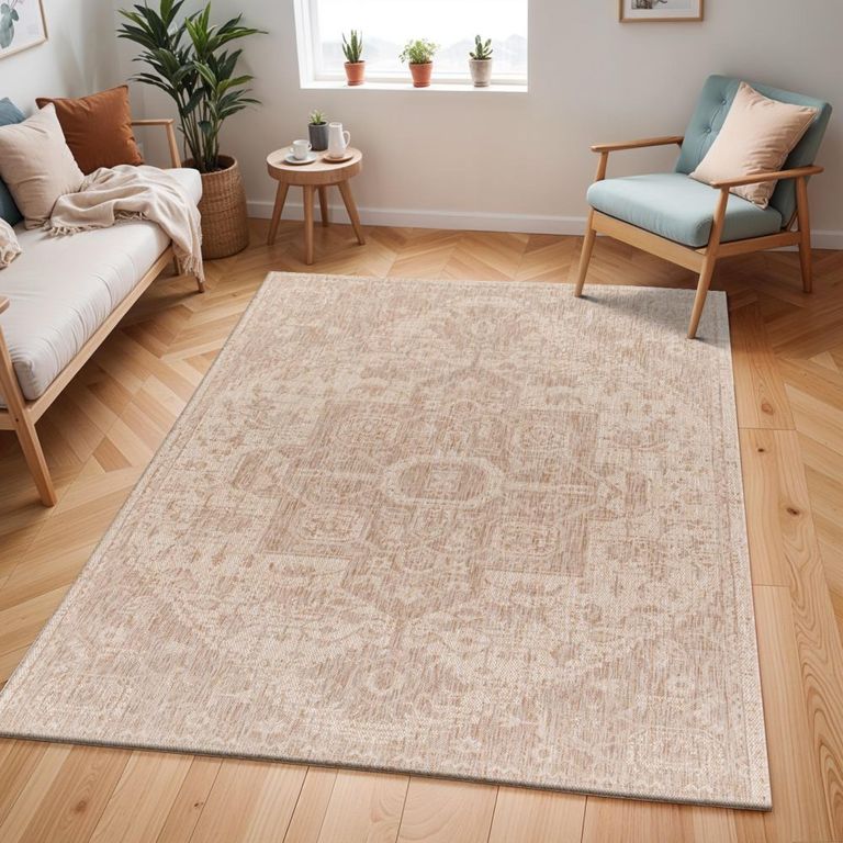 Tuareg Rug - Maya Oriental Jute - TRG2389 - Beige - 160cm x 213cm