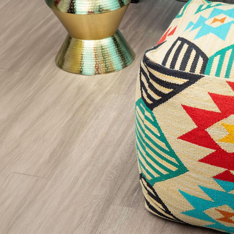 Cefena Pouffe - Square - Cream Fabric