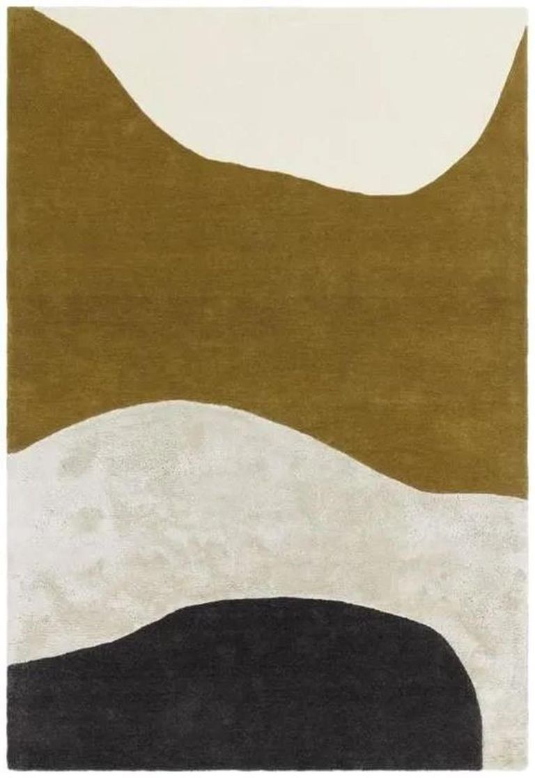 Clearance - Contemporary Design Matrix Rug - Signature 104 - Ochre - 160cm x 230cm - FSS17362