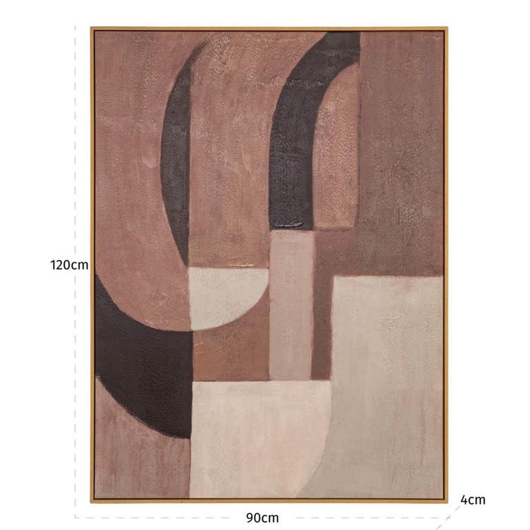 Tatu Wall Art - Brown - Right