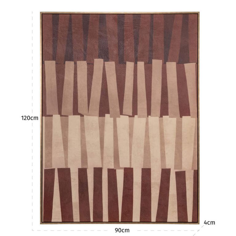 Voga Wall Art - Brown