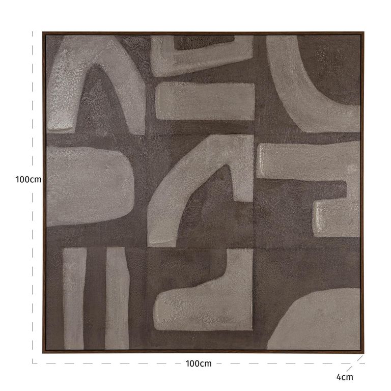 Zenith Wall Art - Sand - Left