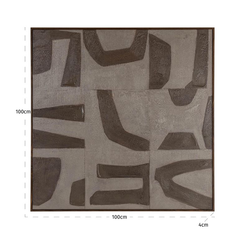 Zenith Wall Art - Sand - Right
