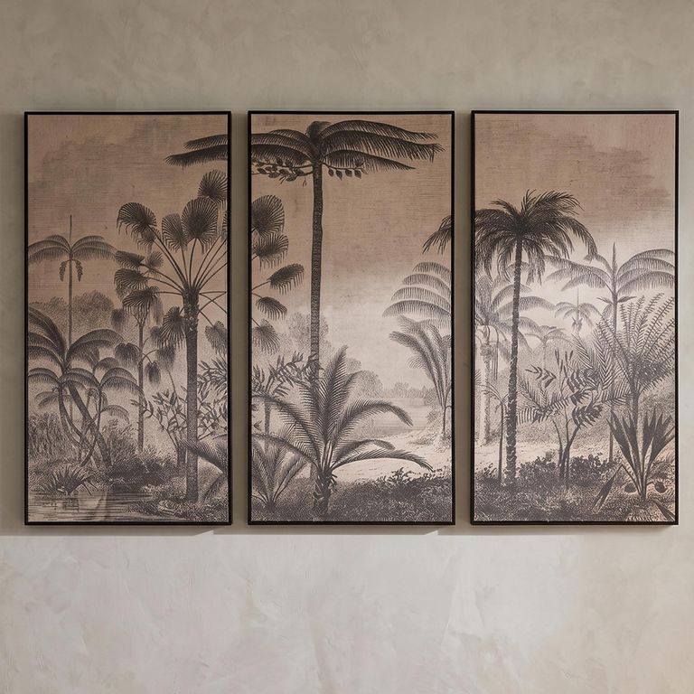 Rhapsody Wall Art - Set of 3 - Brown
