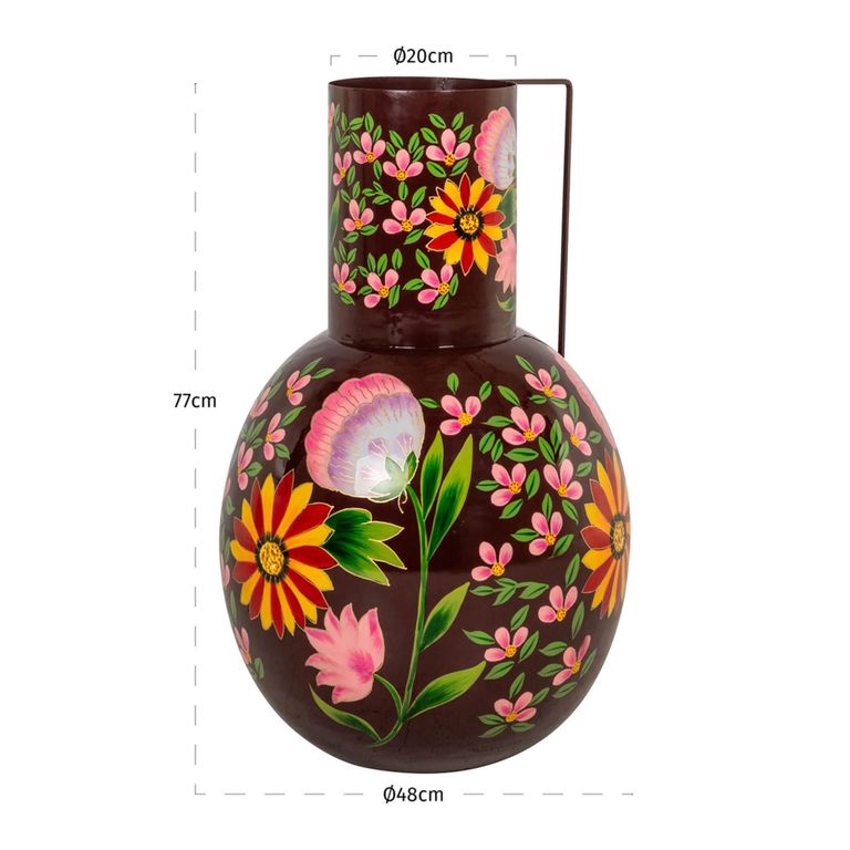 Daleen Vase - Multicolor - Metal