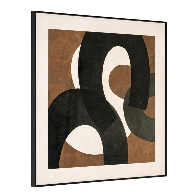 Euphoria Wall Art - Brown - Left