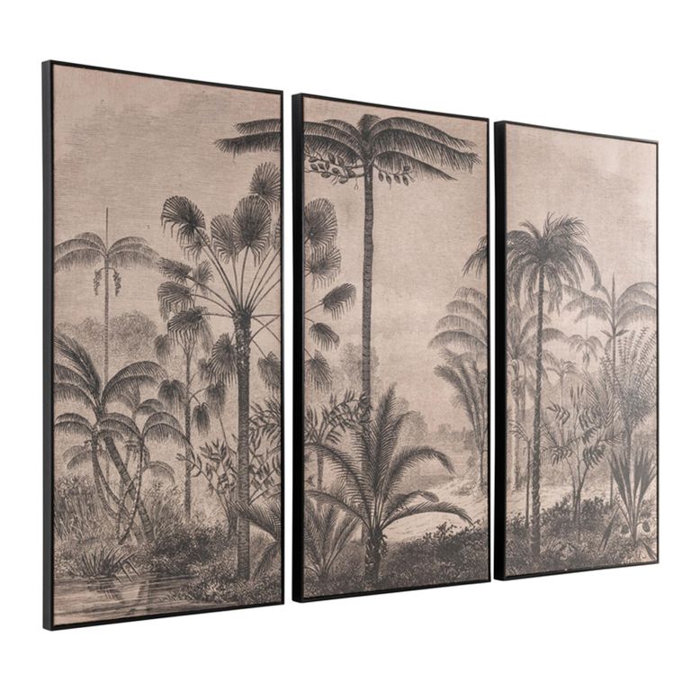 Rhapsody Wall Art - Set of 3 - Brown