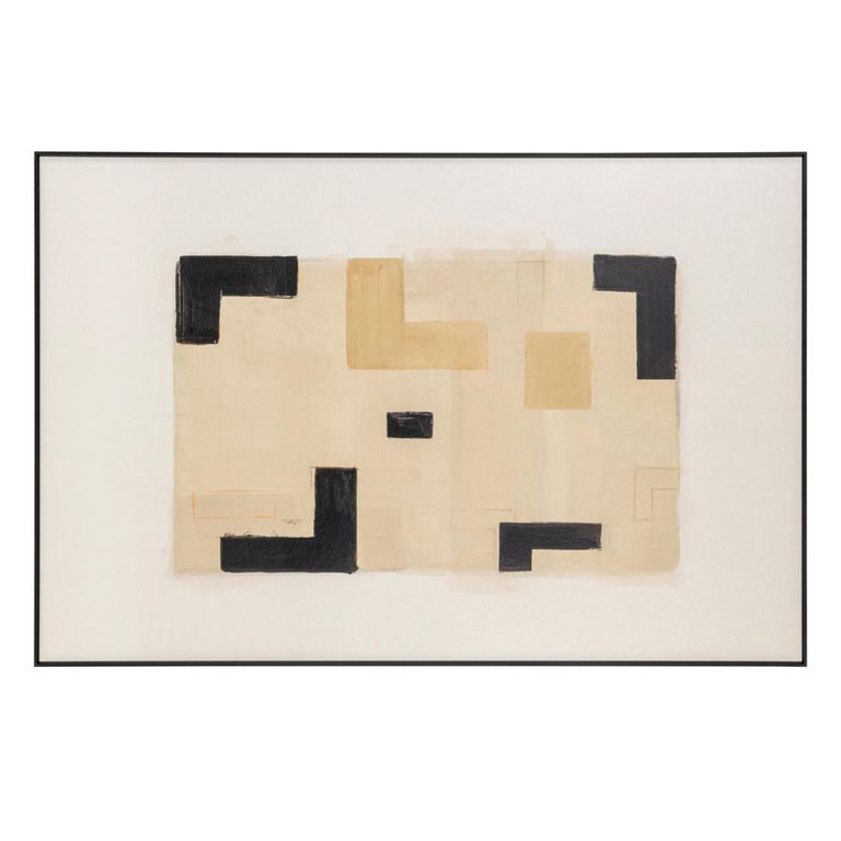 Vortex Wall Art - Beige - Left