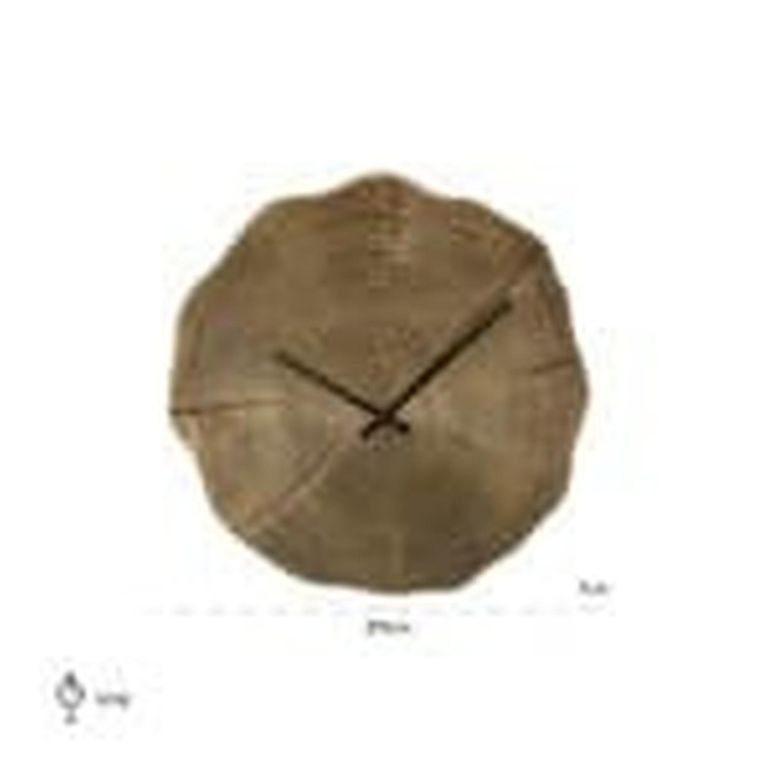 Alien Wall Clock - Abstract - Gold - Aluminium
