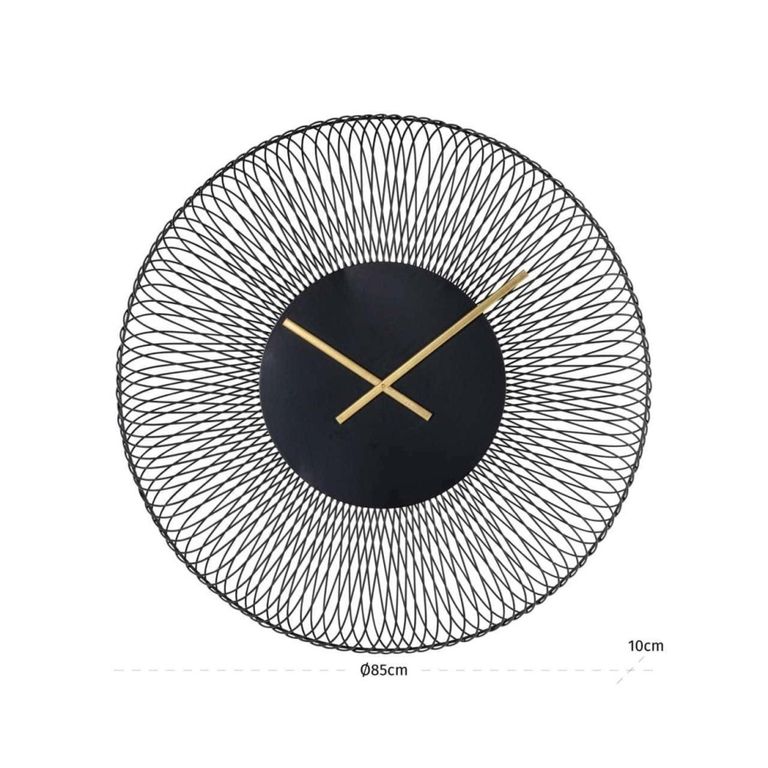 Blunt Wall Clock - Round - Black - Metal