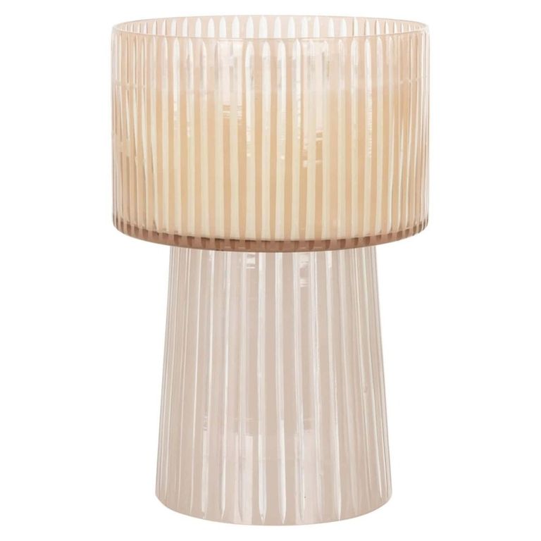 Daily Candle Holder - Clear - Glass and Wax
