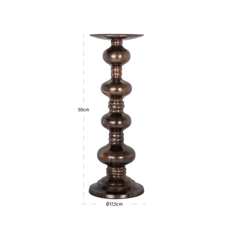 Joya Candle Holder - Large - Copper - Aluminium