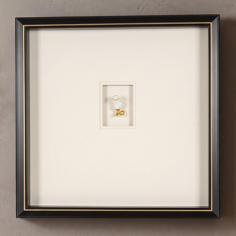 Hanna Wall Art - Square - Black and White