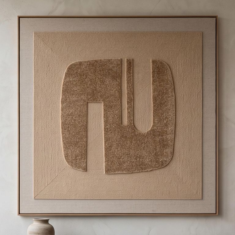 Seda Wall Art - Square - Gold