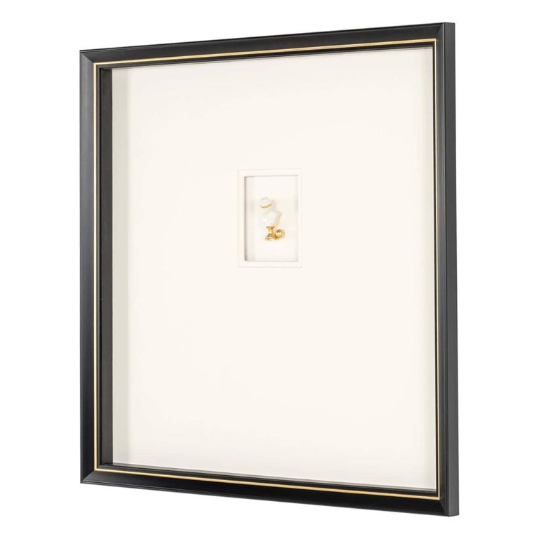 Hanna Wall Art - Square - Black and White