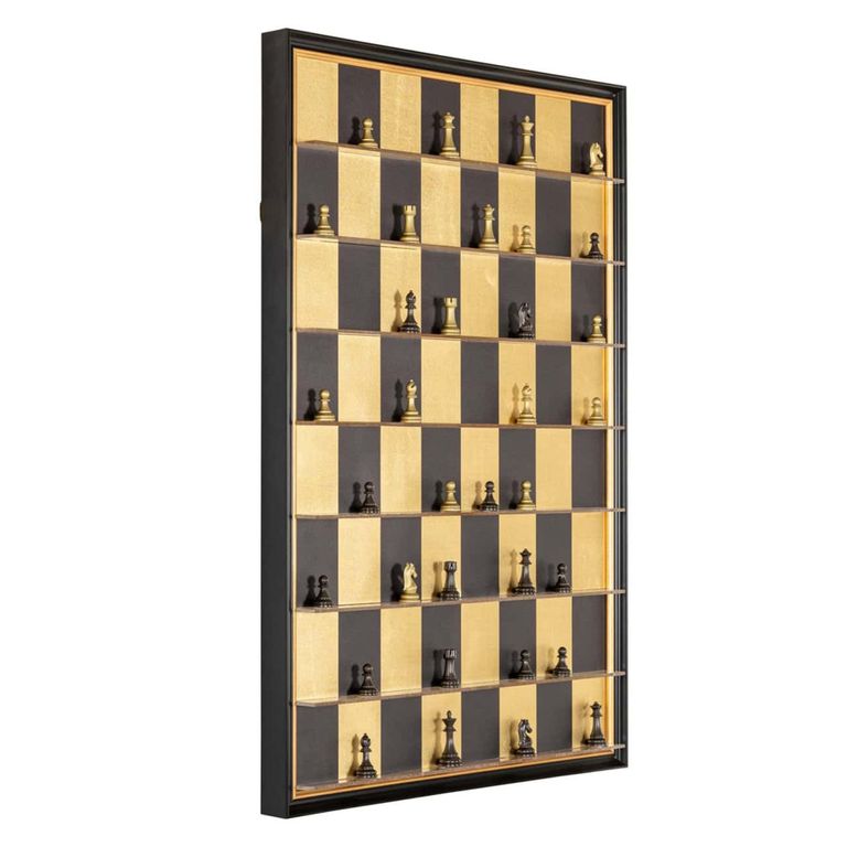 Nala Wall Art - Black and Gold