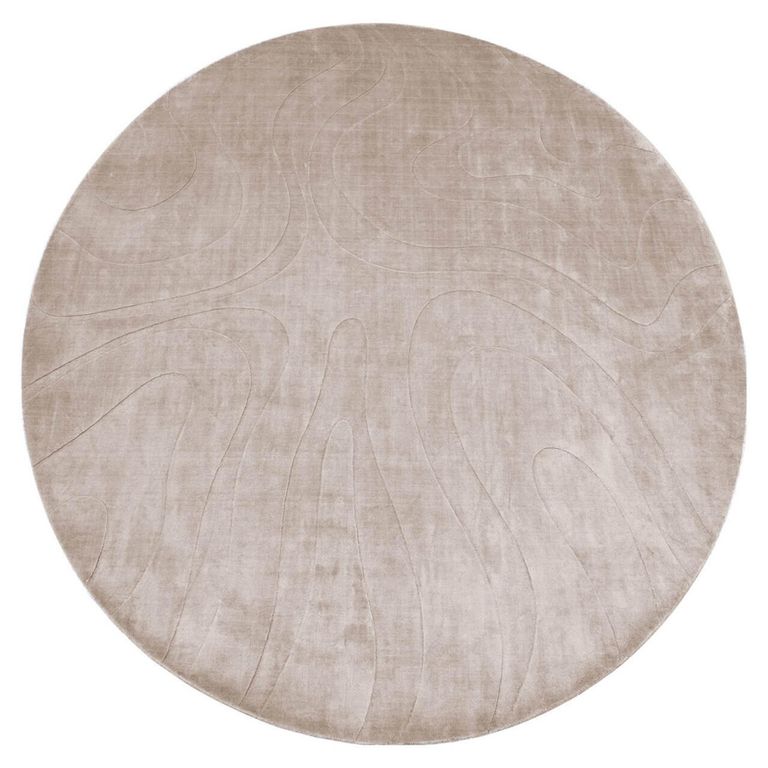 Addison Carpet - Round - Natural - Fabric - 260cm x 260cm