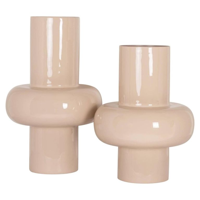 Benice Vase - Tapioca - Small - Metal