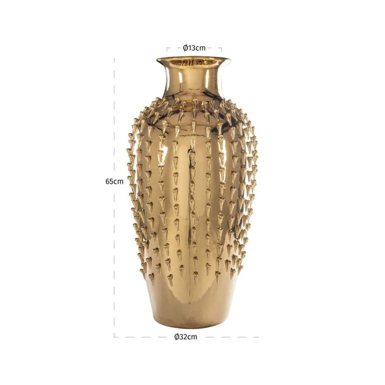 Dania Vase - Gold - Ceramic