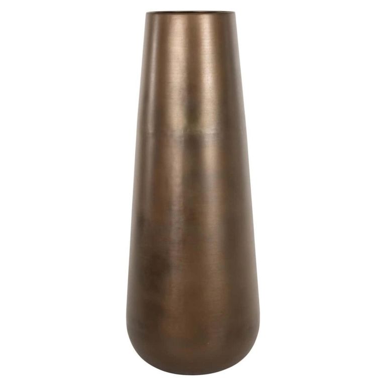 Kenza Vase - Antique Brass - Large - Aluminium
