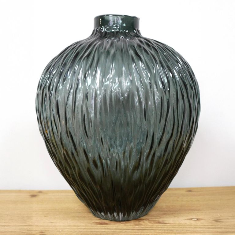 Vase - Black - Glass