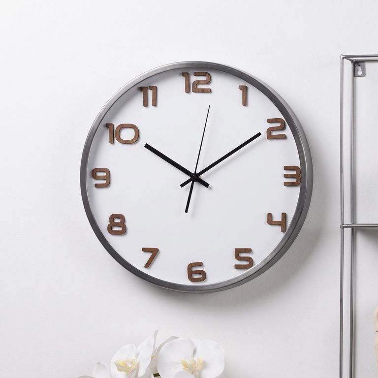Greenwich Wall Clock - Round - Grey