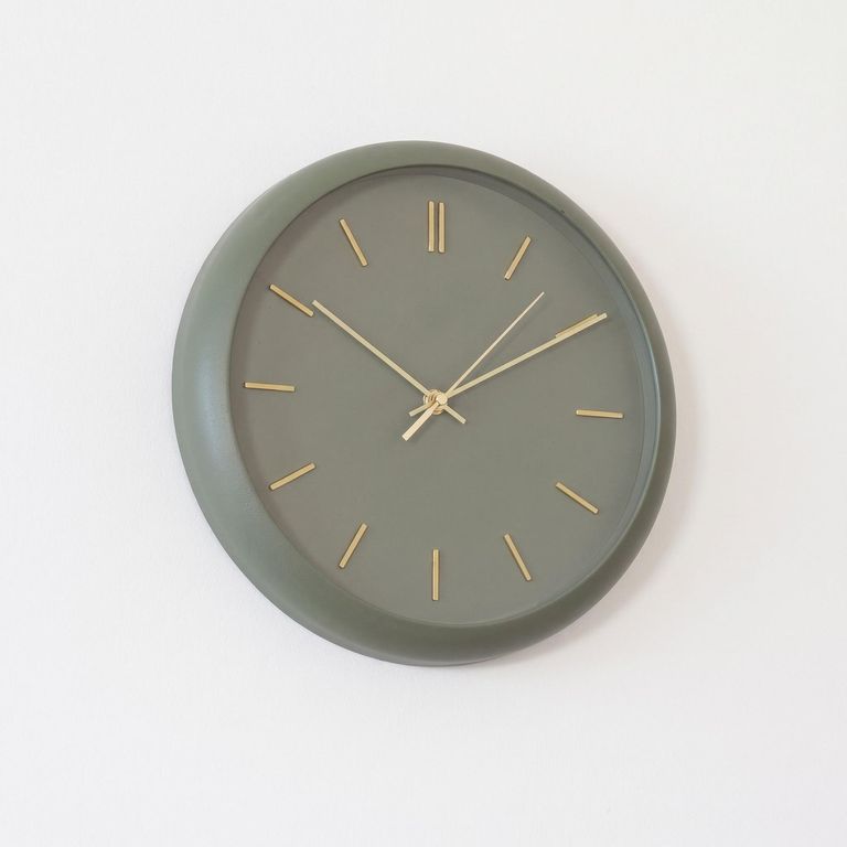 Rossano Wall Clock - Round - Green
