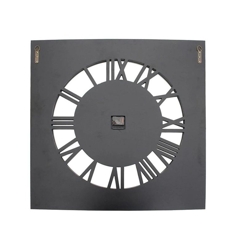 Clearance - Wall Clock - Square - Chrome Mirrored - FSS17562