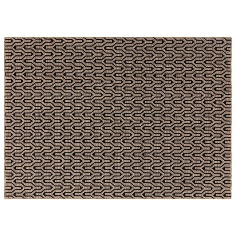 Global Black Lattice Rug - Sizes Available