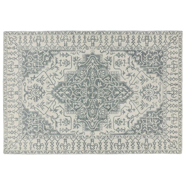 Bronte Grey Silver Rug - Sizes Available