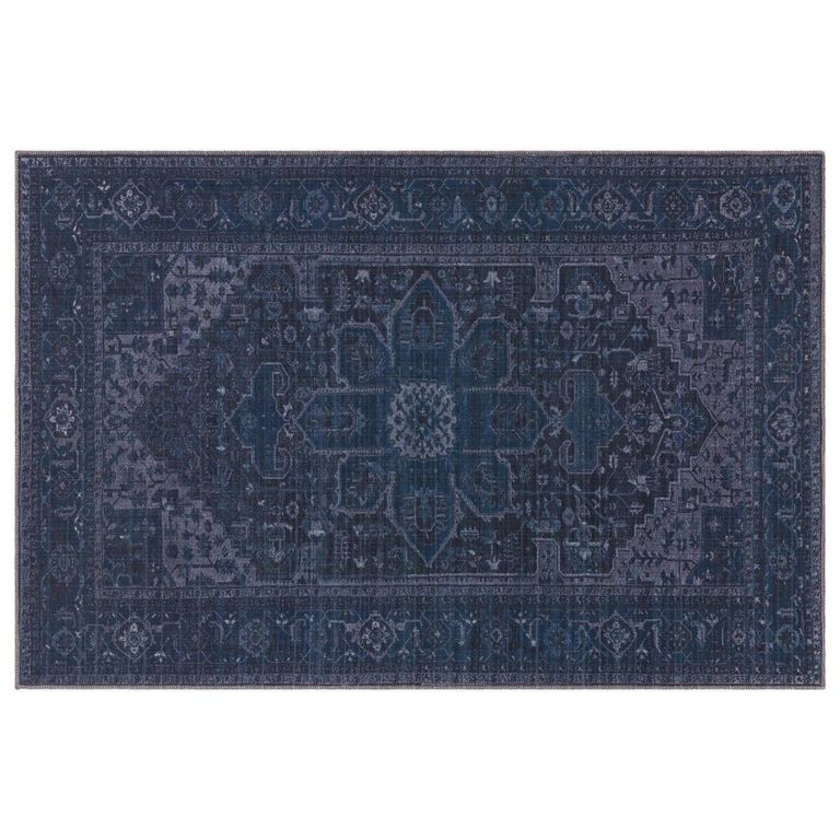 Kaya Sara Blue KY15 Rug - Sizes Available