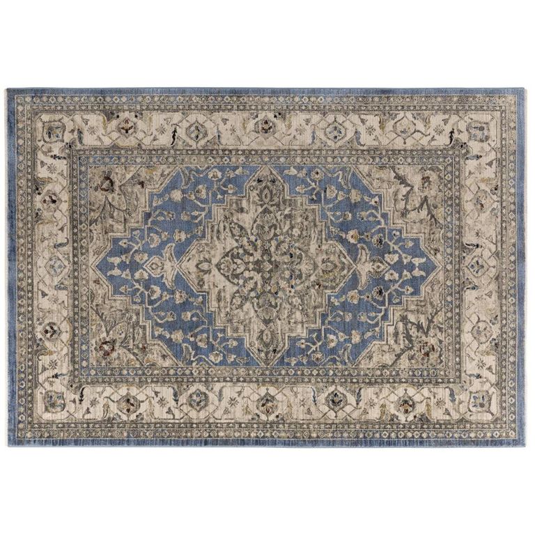 Sovereign Blue Medallion Rug - Sizes Available