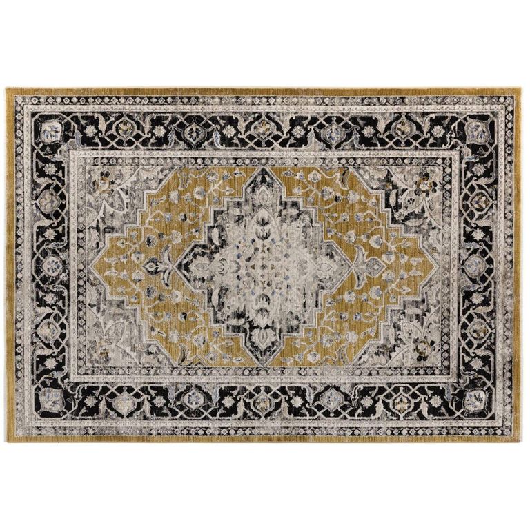 Sovereign Yellow Gold Medallion Rug - Sizes Available